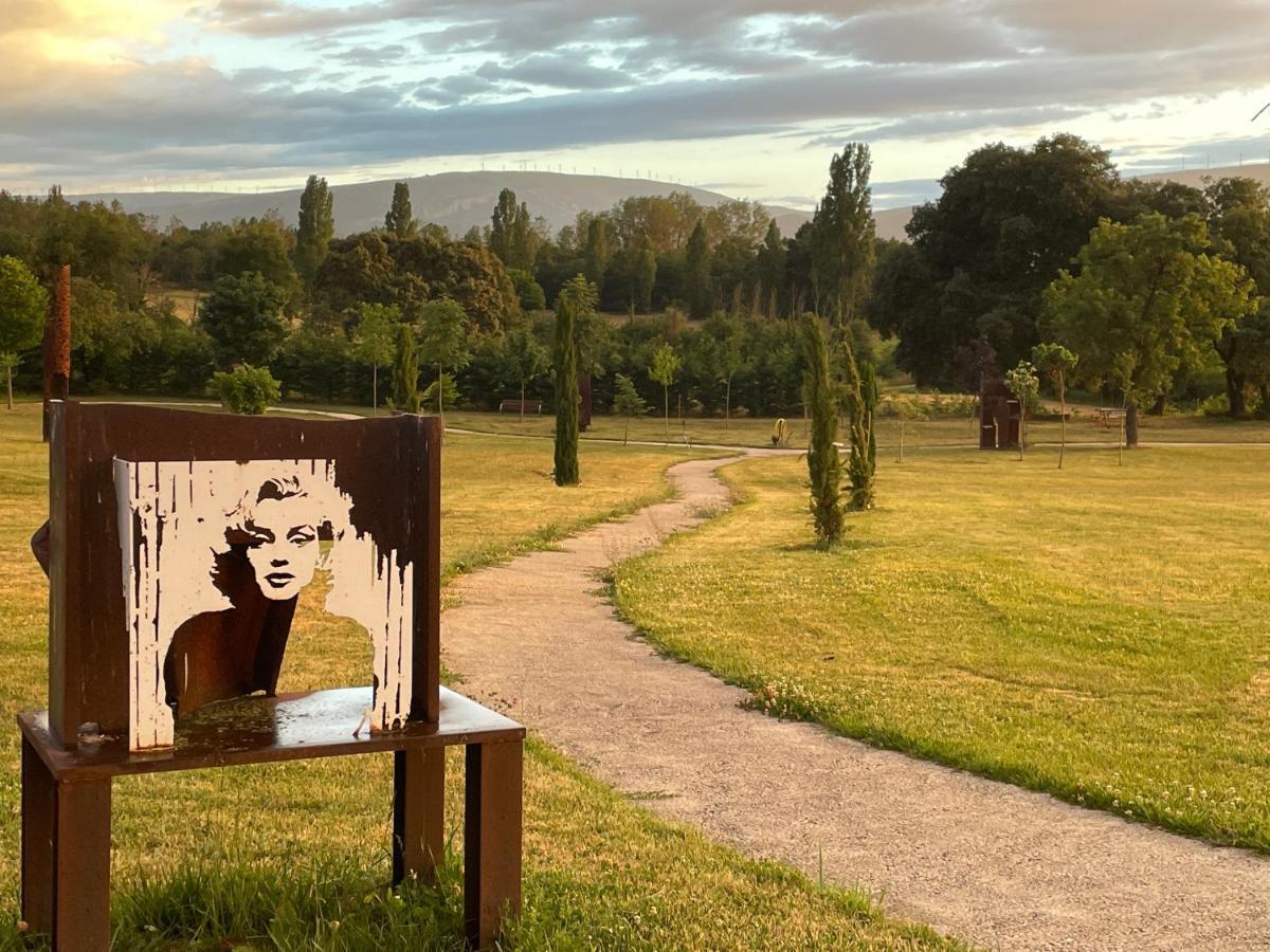 Casa Rural De Un Artista En Plena Naturaleza Piscina Y Parque De Esculturas En ビジャルカヨ エクステリア 写真